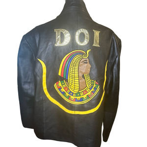 Leather 9000 Vintage Unique Leather Egyptian jacket